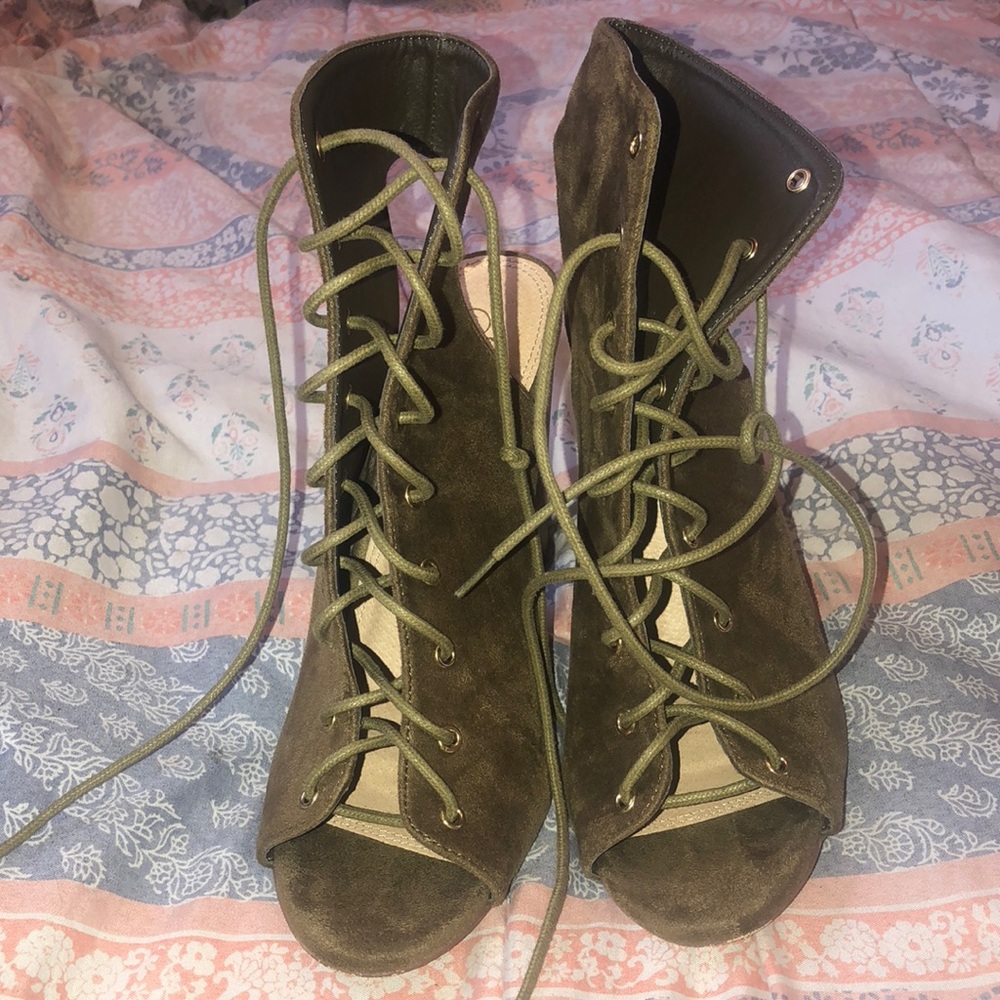 Lace Up Heels